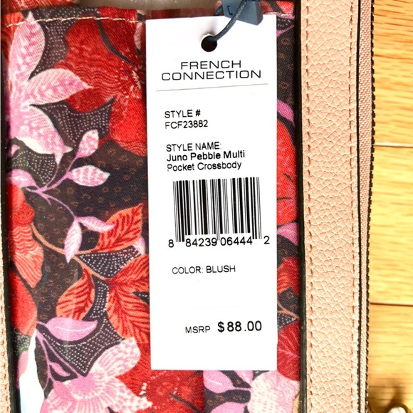 French Connection Crossbody Bag (Blush) NWT - Picture 10 of 11